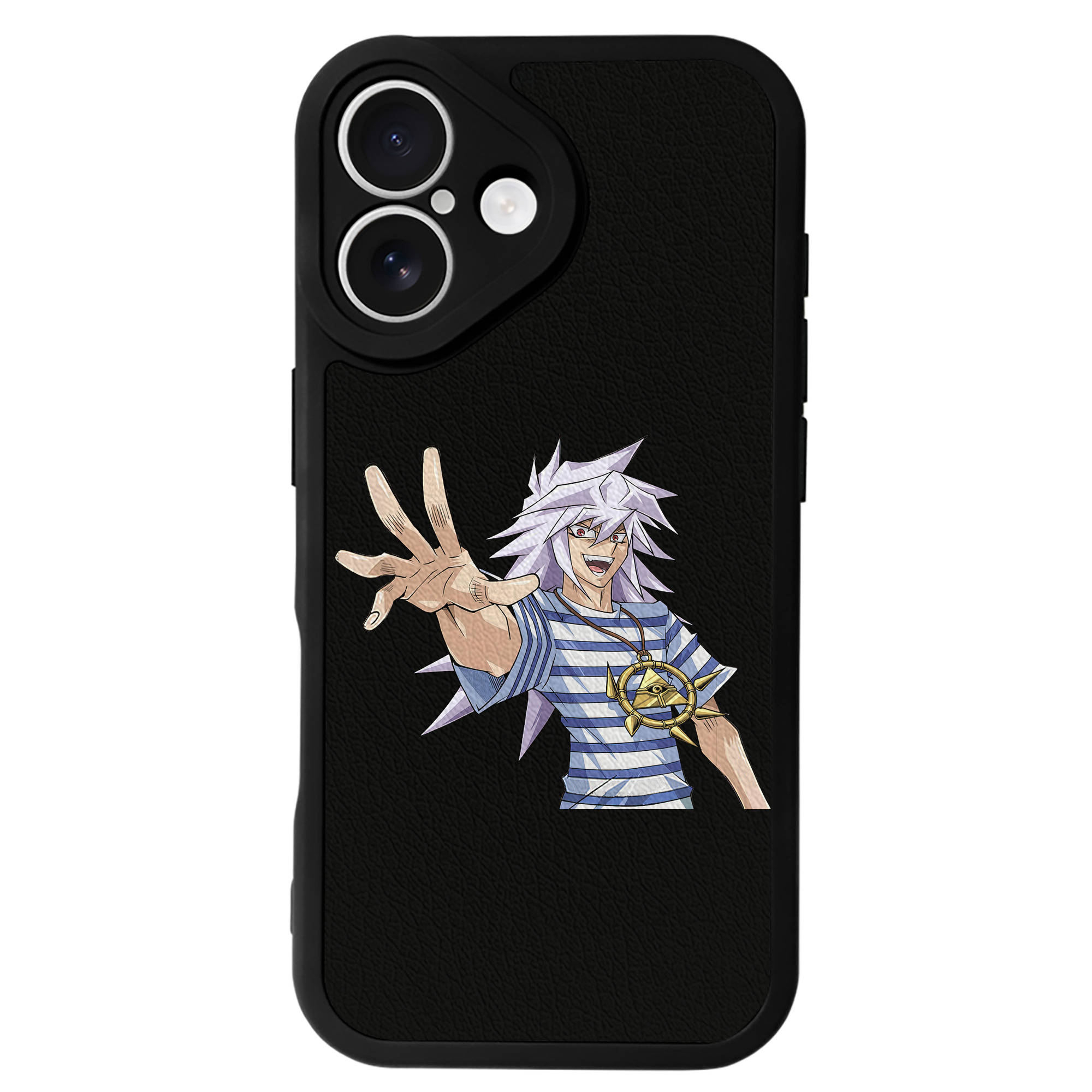 遊☆戯☆王 Yu-Gi-Oh! 【iPhone 16シリーズ対応】シリコンスマホケース（レザー調） 材質：シリコン